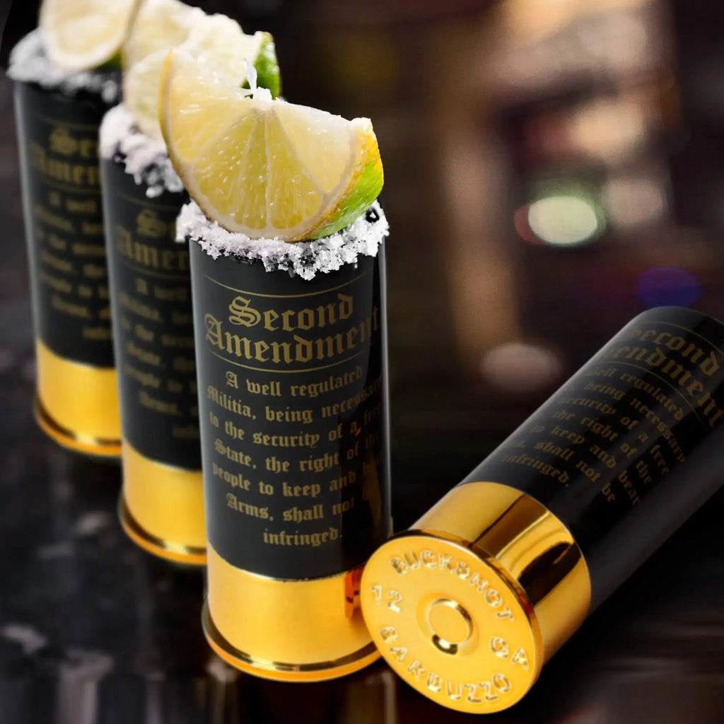 2nd Amendment 12 Gauge Shot Glass Set