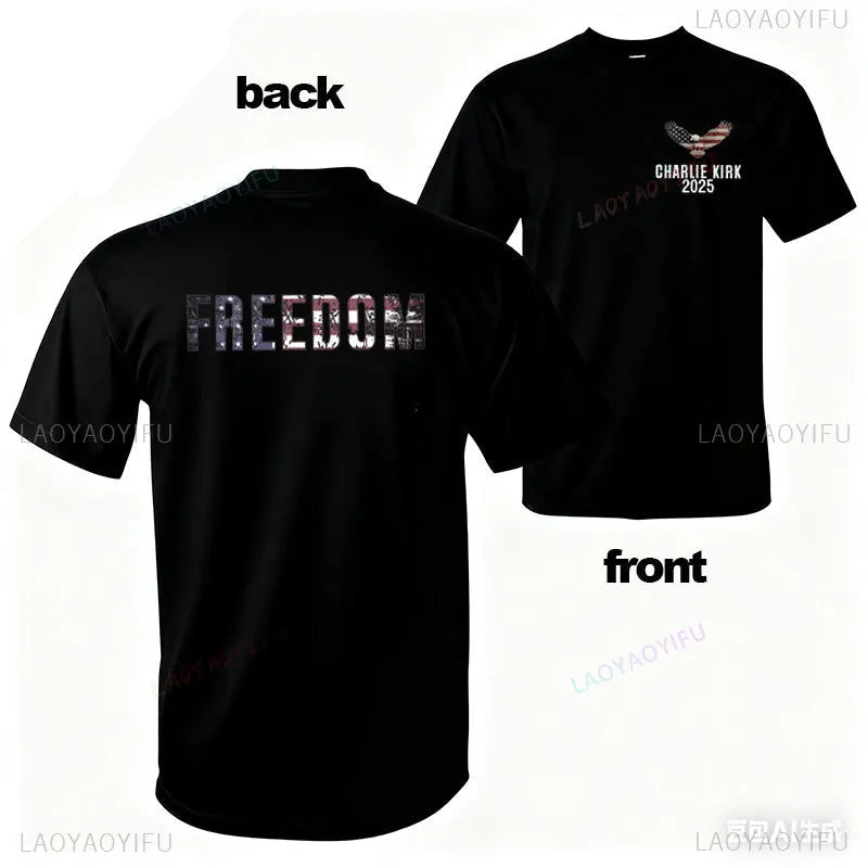 Charlie Kirk Freedom Tribute Tee