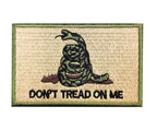 Don't Tread On Me Skull Iron-On Patch