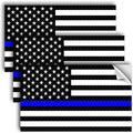 Thin Blue Line Reflective Decal Set