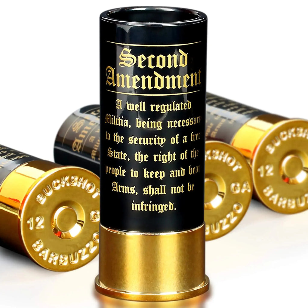 2nd Amendment 12 Gauge Shot Glass Set