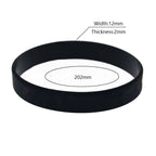 Thin Blue Line Silicone Wristband