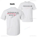 Charlie Kirk Freedom Tribute Tee