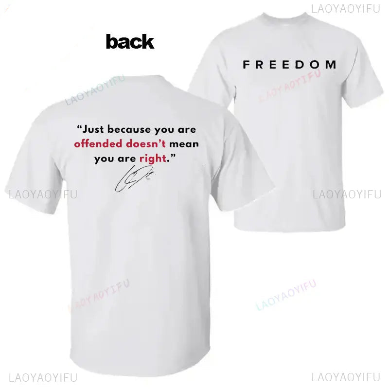 Charlie Kirk Freedom Tribute Tee