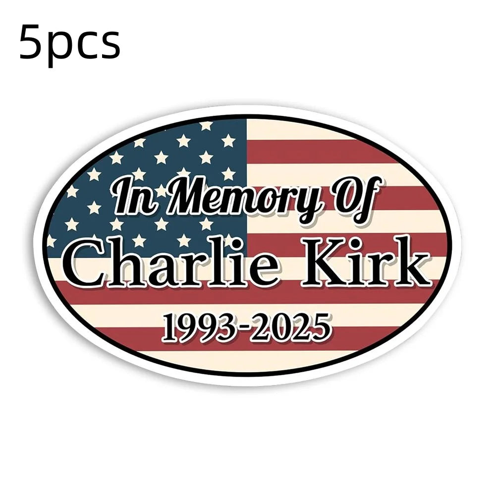 Charlie Kirk Commemorative Sticker Pack