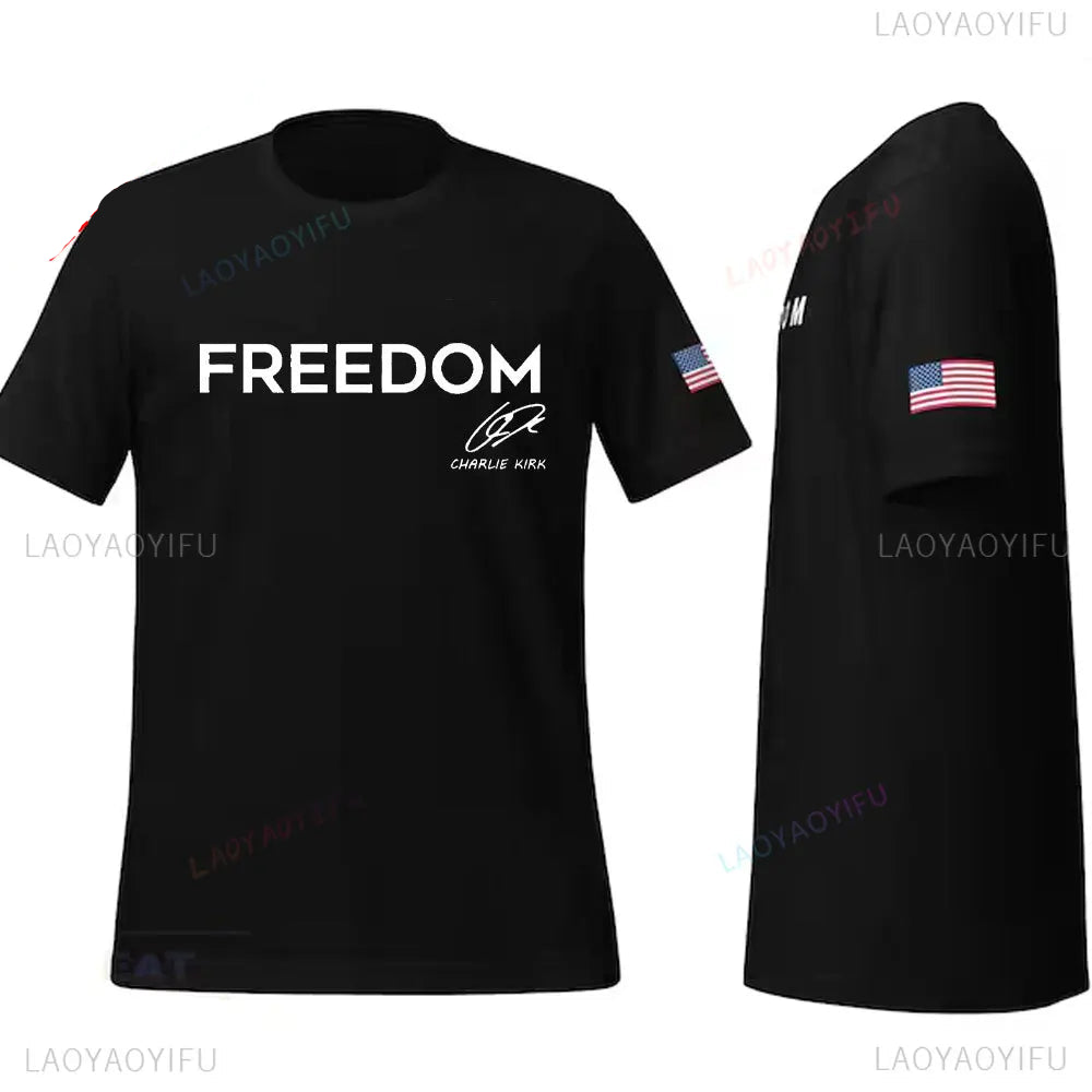 Charlie Kirk Freedom Tribute Tee