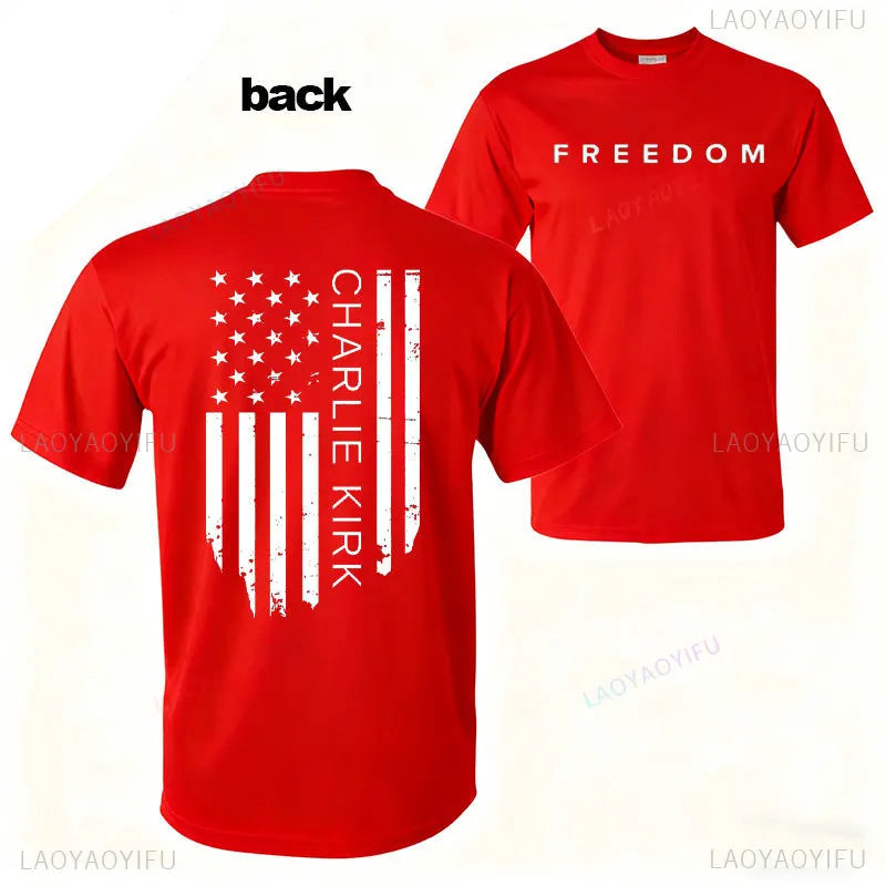 Charlie Kirk Freedom Tribute Tee