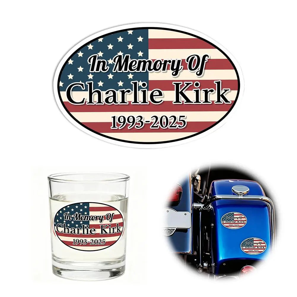 Charlie Kirk Commemorative Sticker Pack