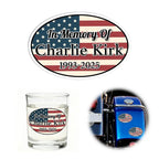 Charlie Kirk Commemorative Sticker Pack