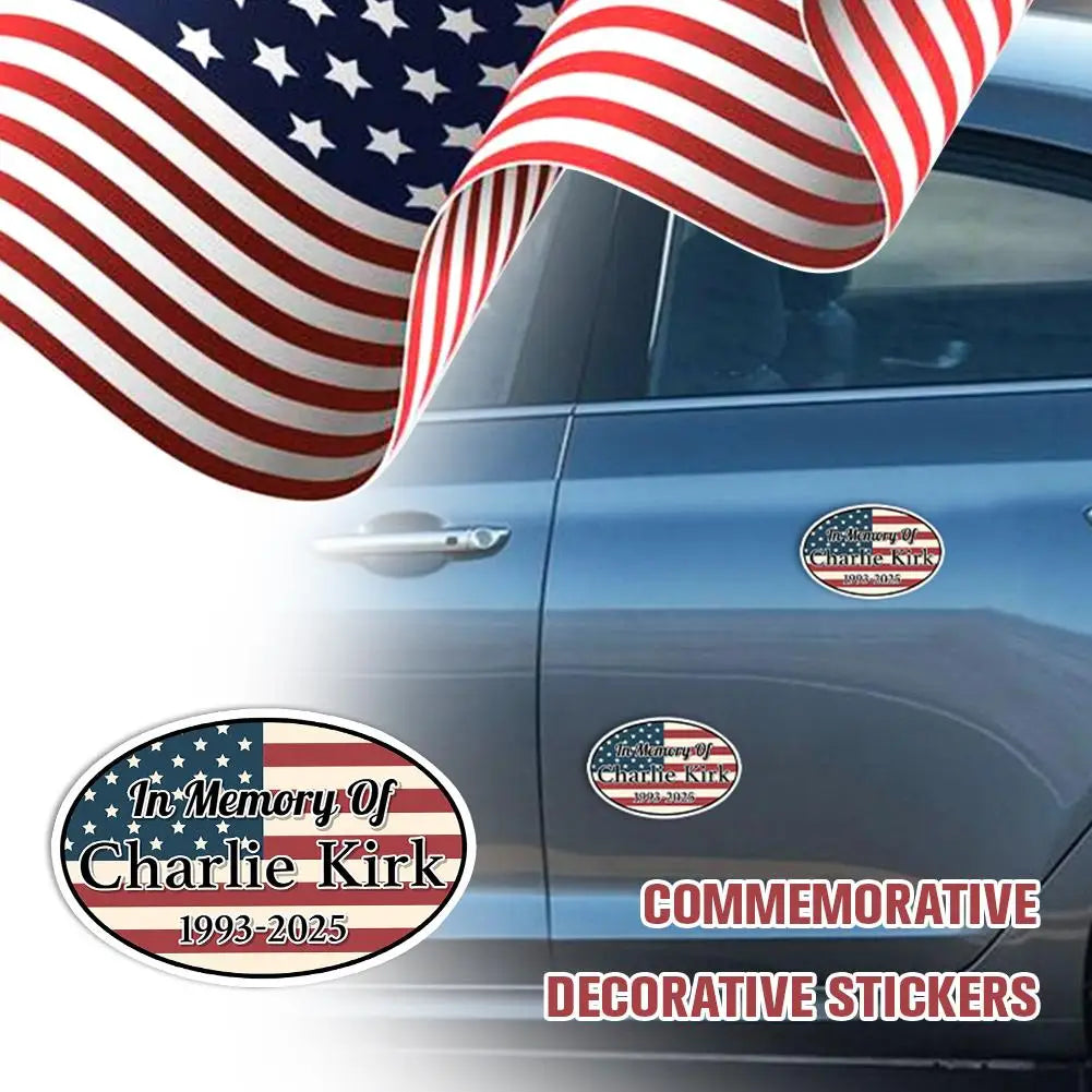 Charlie Kirk Commemorative Sticker Pack