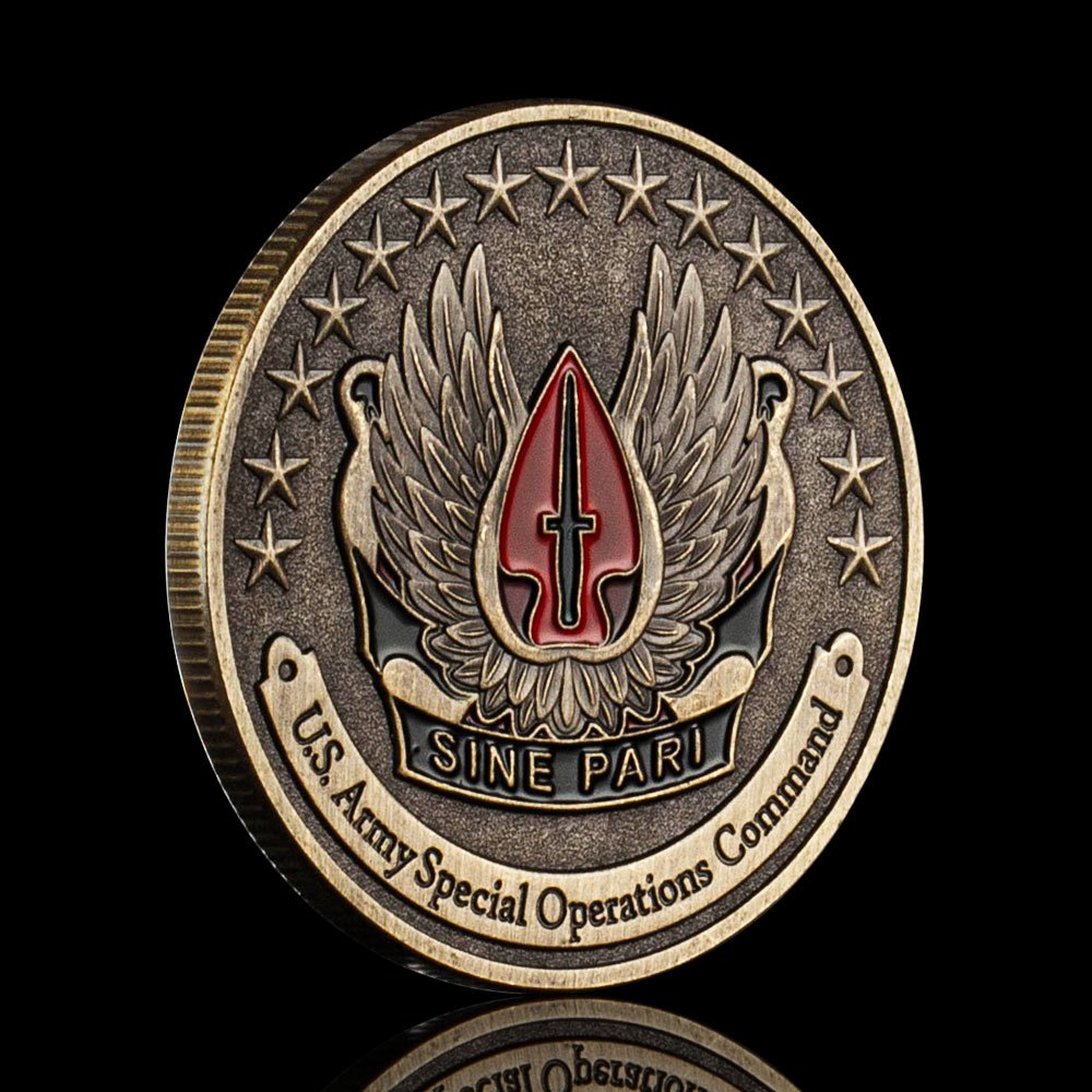 Army Special Operations Challenge Coin