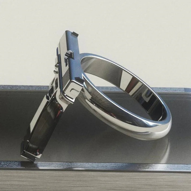 Biker Pistol Ring