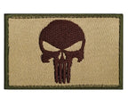 Don't Tread On Me Skull Iron-On Patch