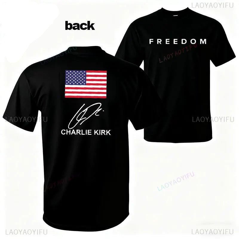 Charlie Kirk Freedom Tribute Tee