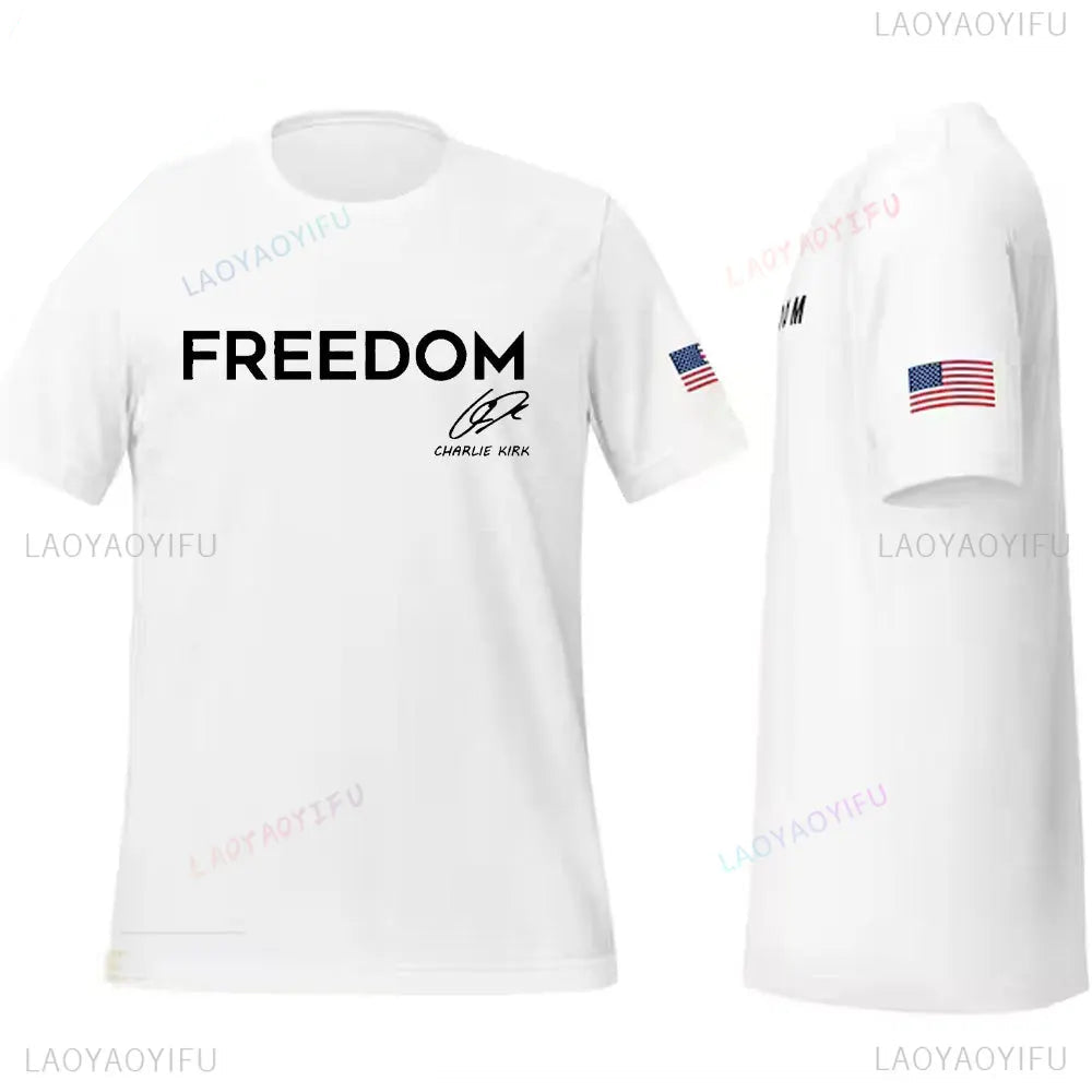 Charlie Kirk Freedom Tribute Tee