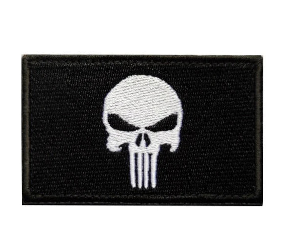 Don't Tread On Me Skull Iron-On Patch