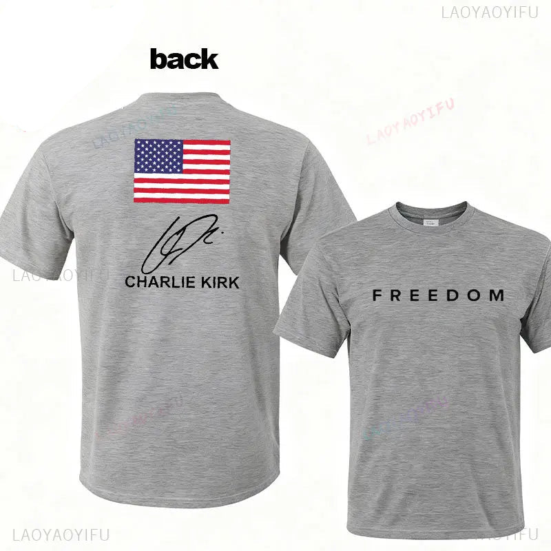 Charlie Kirk Freedom Tribute Tee