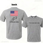 Charlie Kirk Freedom Tribute Tee