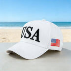 45-47 White Patriot Hat