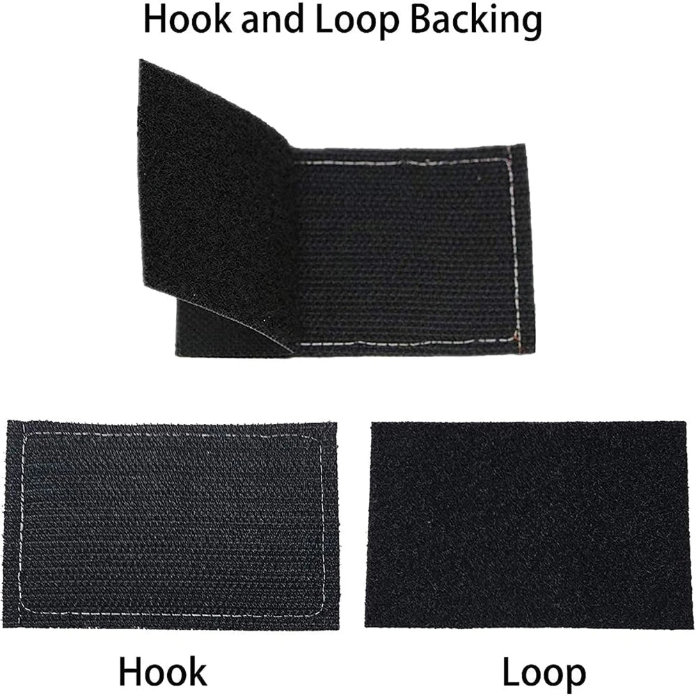 "Don't Tread On Me" Tactical Embroidered Velcros Patch Hook & Loop Fastener- Military Morale Badge for Molle Backpack