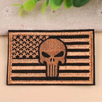 Don't Tread On Me Skull Iron-On Patch