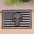 Don't Tread On Me Skull Iron-On Patch