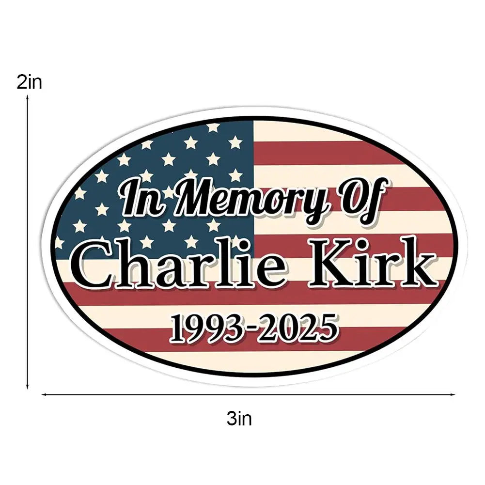 Charlie Kirk Commemorative Sticker Pack