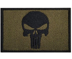 Don't Tread On Me Skull Iron-On Patch