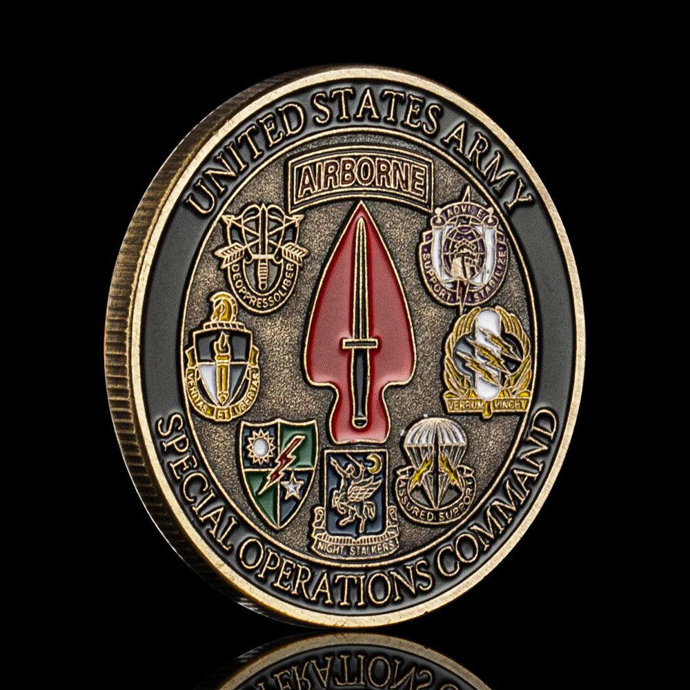 Army Special Operations Challenge Coin