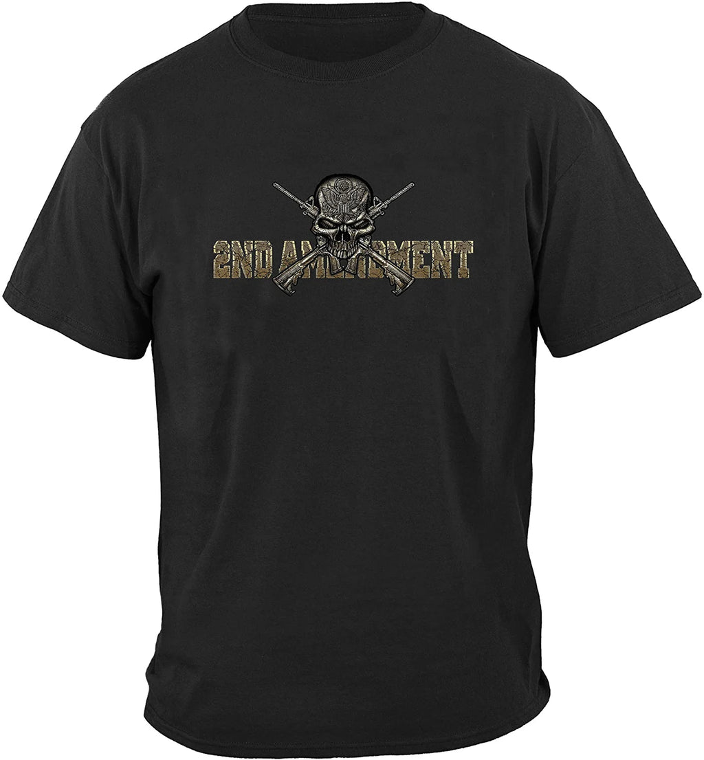 2nd Amendment Patriot Skull Tee