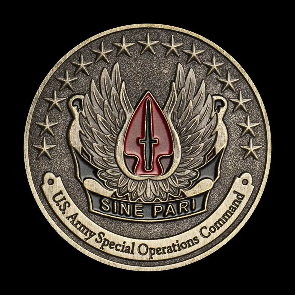 Army Special Operations Challenge Coin