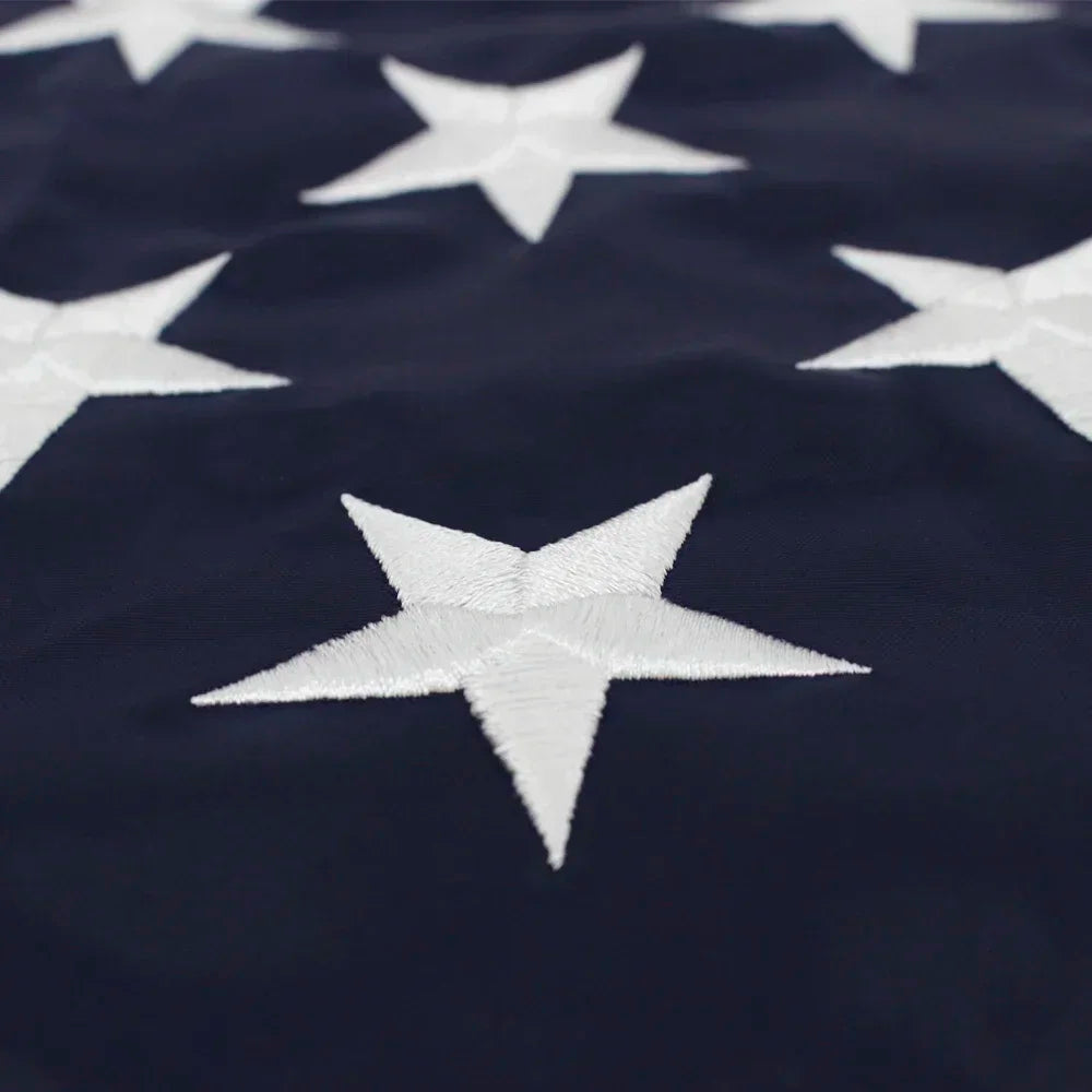 Heavy Duty Embroidered American Flag