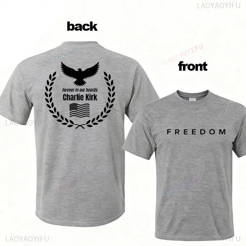 Charlie Kirk Freedom Tribute Tee