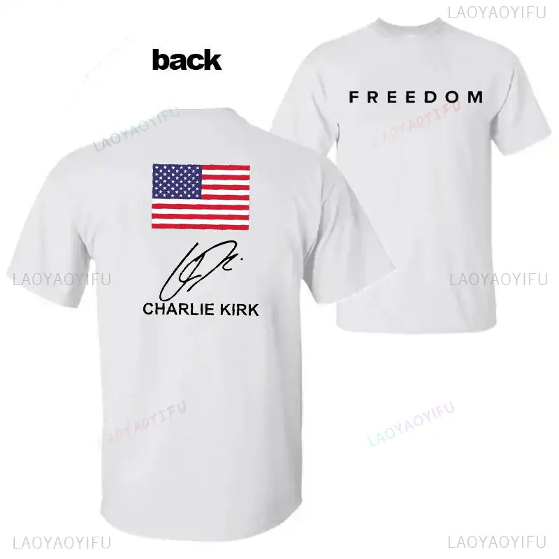 Charlie Kirk Freedom Tribute Tee