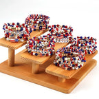 Patriotic USA Bead Bracelet Set