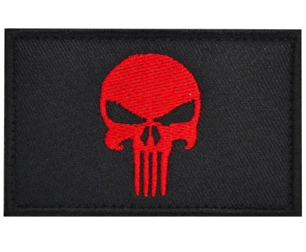 Don't Tread On Me Skull Iron-On Patch