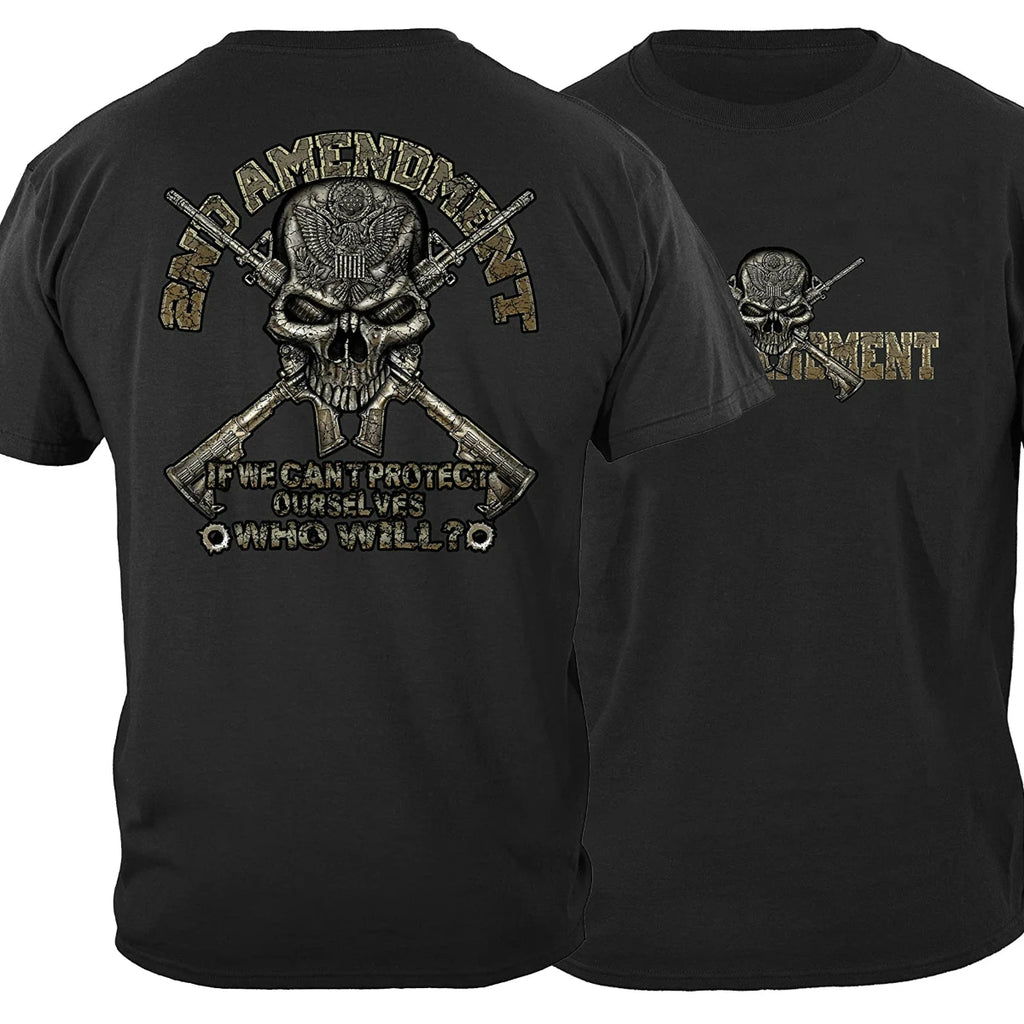 2nd Amendment Patriot Skull Tee