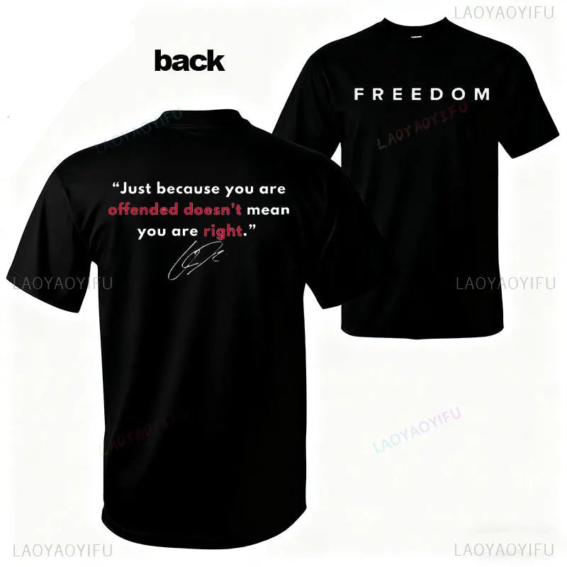 Charlie Kirk Freedom Tribute Tee