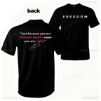 Charlie Kirk Freedom Tribute Tee