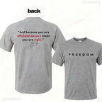 Charlie Kirk Freedom Tribute Tee
