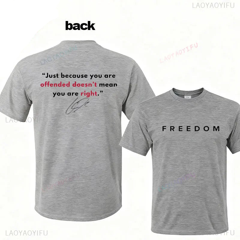 Charlie Kirk Freedom Tribute Tee