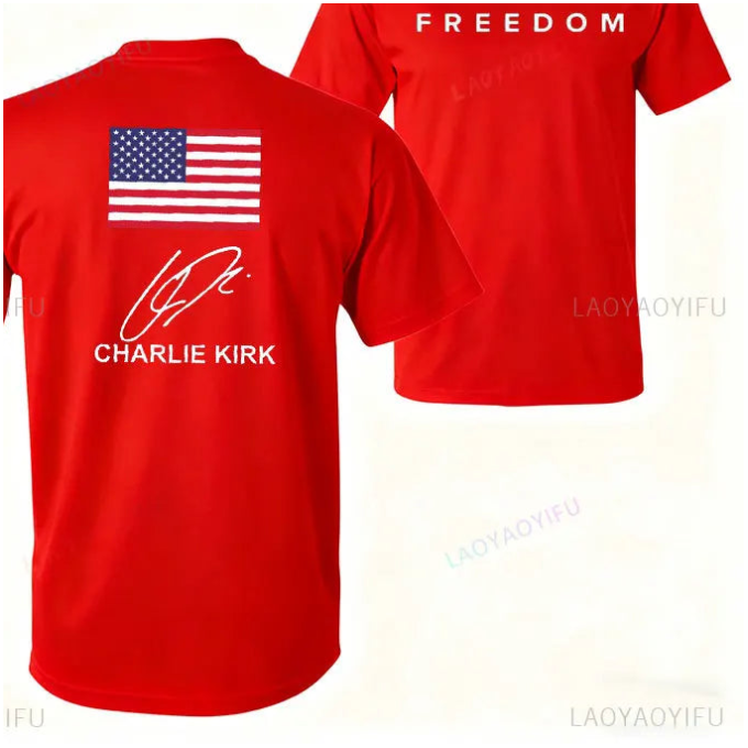 Charlie Kirk Freedom Tribute Tee