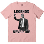 Legends Never Die Charlie Kirk Tee